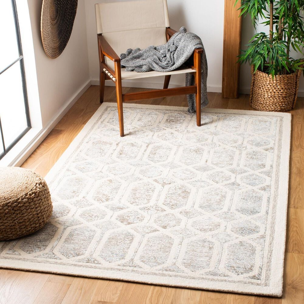 Safavieh Artistry 5&#39; x 8&#39; Ivory and Beige Area Rug, , large