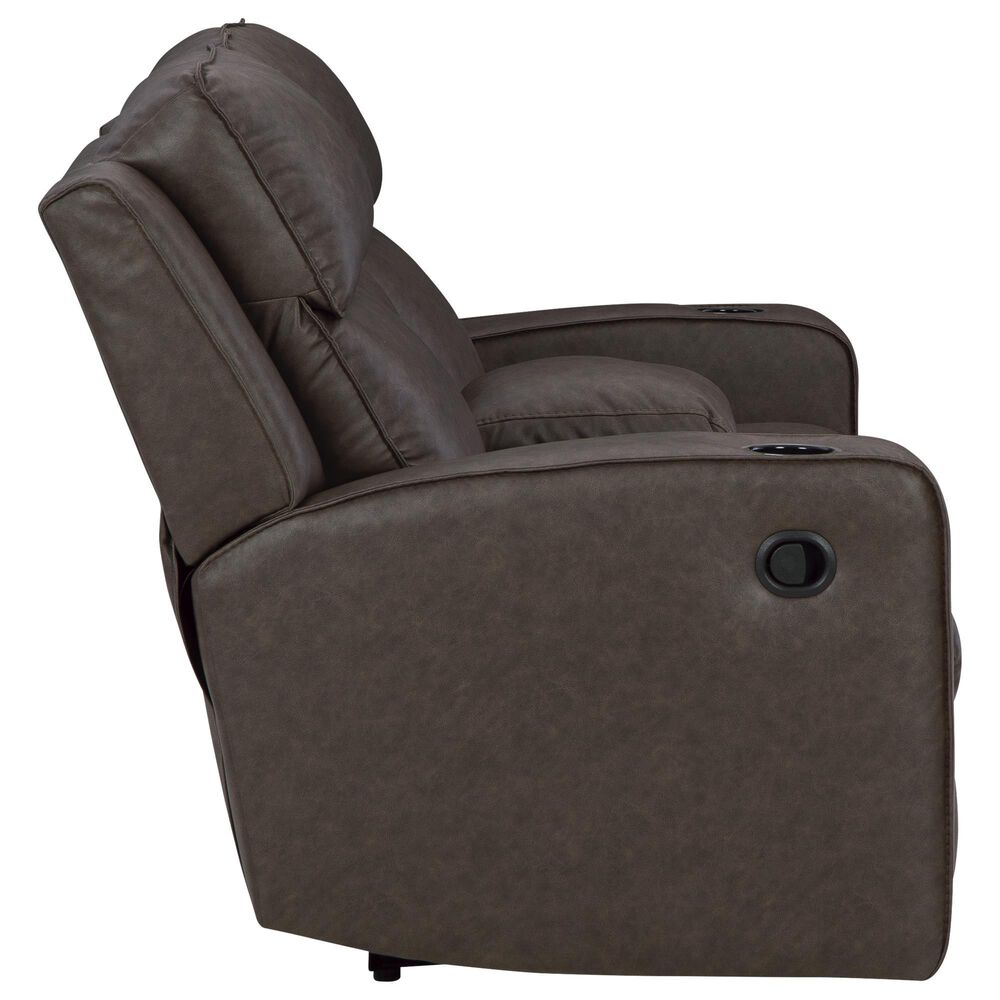 Ashley Lavenhorne 3-Piece Manual Reclining Living Room Set in Umber, , large