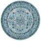 Safavieh Evoke EVK220E-5R 5"1" Round Light Blue/Light Blue Area Rug, , large