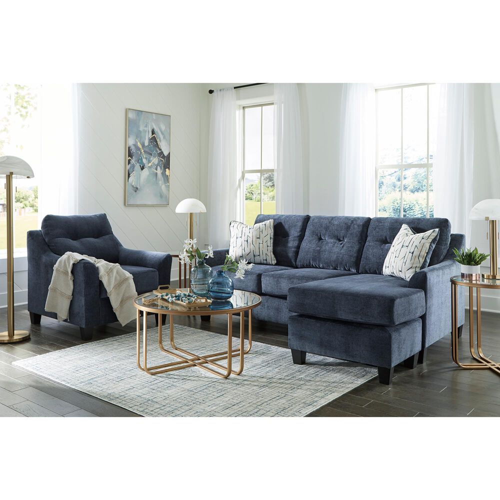 Ashley Amity Bay Arm Chair in Ink, , large