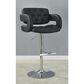 Pacific Landing Adjustable Barstool in Chrome and Black, , large