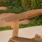 Hearth and Haven Malibu Outdoor Adirondack Loveseat in Natural, , large