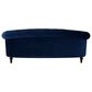 Jennifer Taylor Home La Rosa Victorian Chesterfield Tufted Stationary Sofa in Navy Blue Velvet, , large