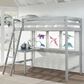 The Monday Company Twin Loft Bed W/Desk, , large