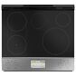 Cafe 5.3 Cu. Ft. Slide-In Electric Range in Brushed Stainless, , large