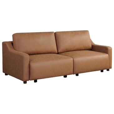 Serta Glenmont Convertible Sofa in Brown, , large