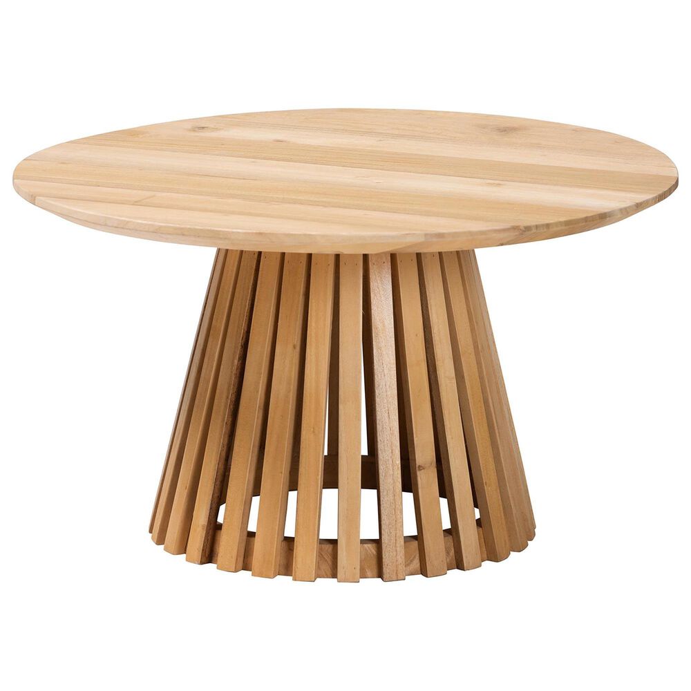 Baxton Studio Caribic Coffee Table in Natural, , large