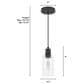 Hunter Lochmeade 1-Light Mini Pendant in Noble Bronze, , large