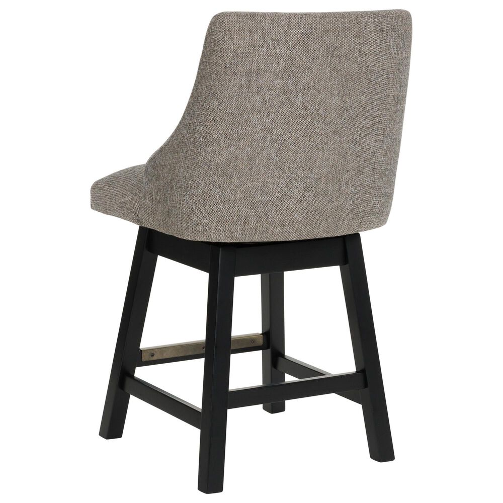 Ashley Neymorton Swivel Bar Stool in Dark Grayish Brown, , large
