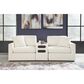Ashley Modmax 3-Piece Stationary Loveseat with Audio Console in Oyster
, , large
