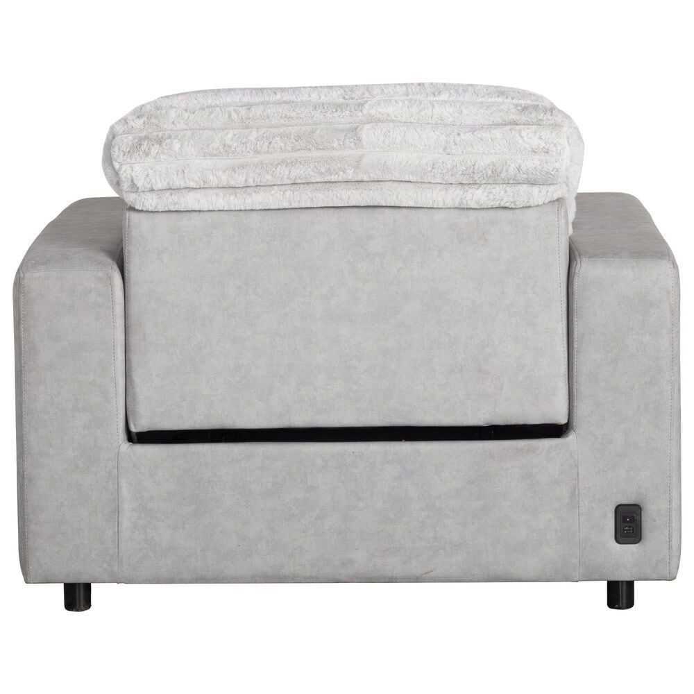 Fan Creek Power Recliner in Gray, , large