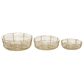 Maple and Jade Contemporary Decorative Bowl in Gold (Set of 3), , large