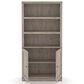 Sauder Select 5-Shelf Bookcase with Door in Laurel Oak, , large
