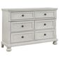 Ashley Robbinsdale 6 Drawer Dresser in Antique White, , large