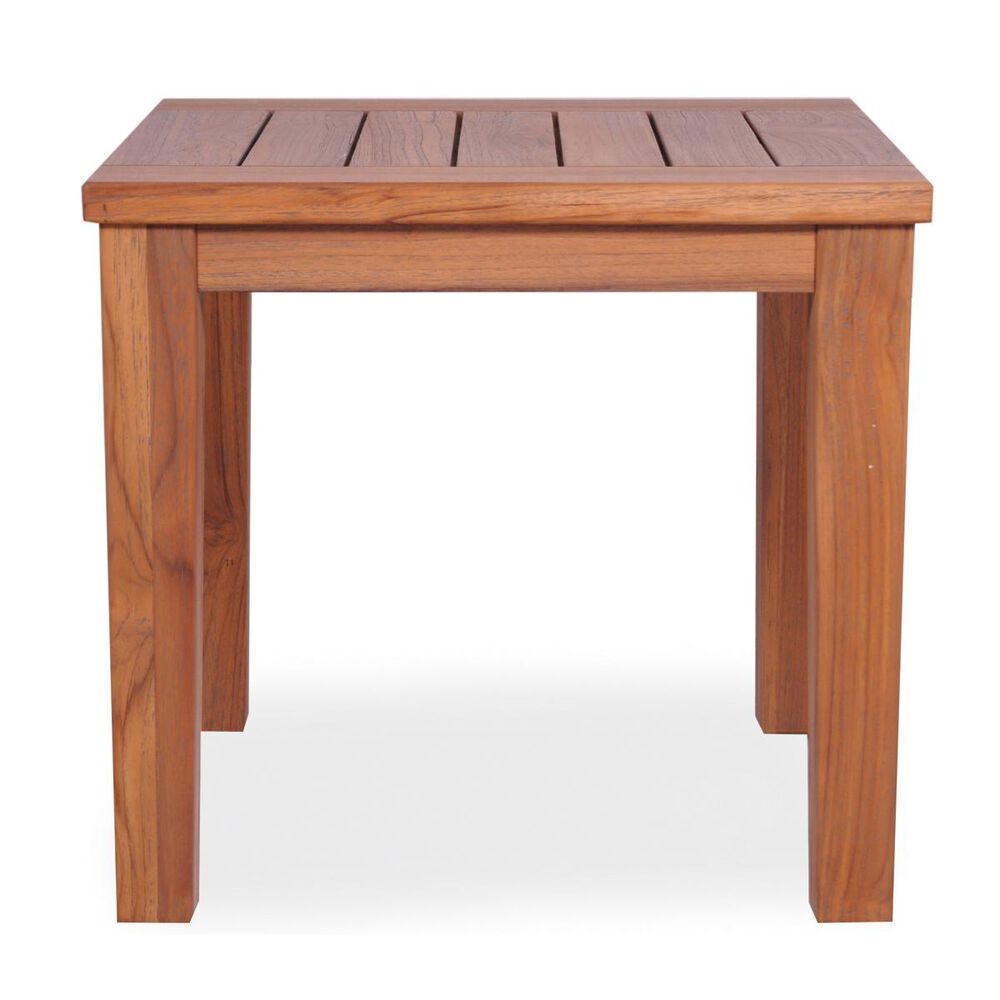 Lloyd Flanders Teak Tapered Leg End Table, , large