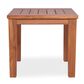 Lloyd Flanders Teak Tapered Leg End Table, , large