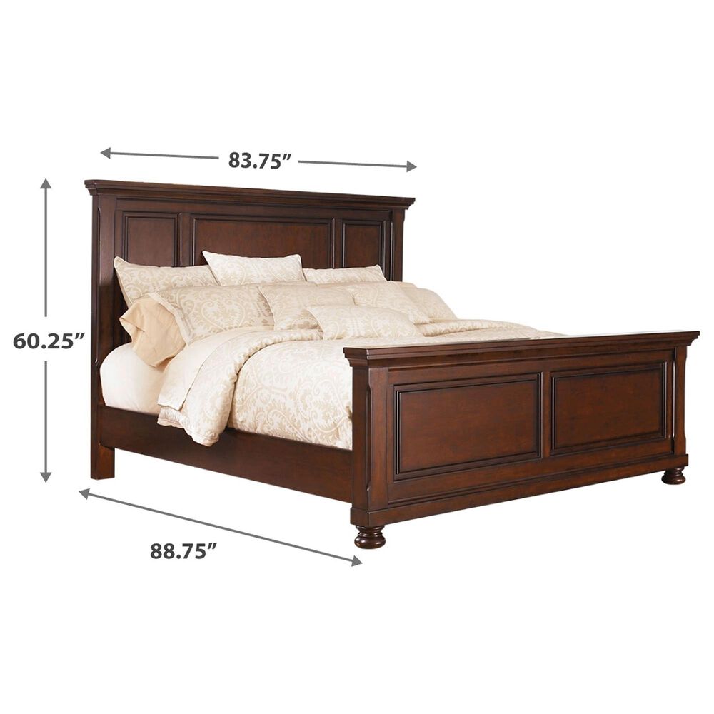 Millenium Porter King Panel Bed in Rustic Brown, , large