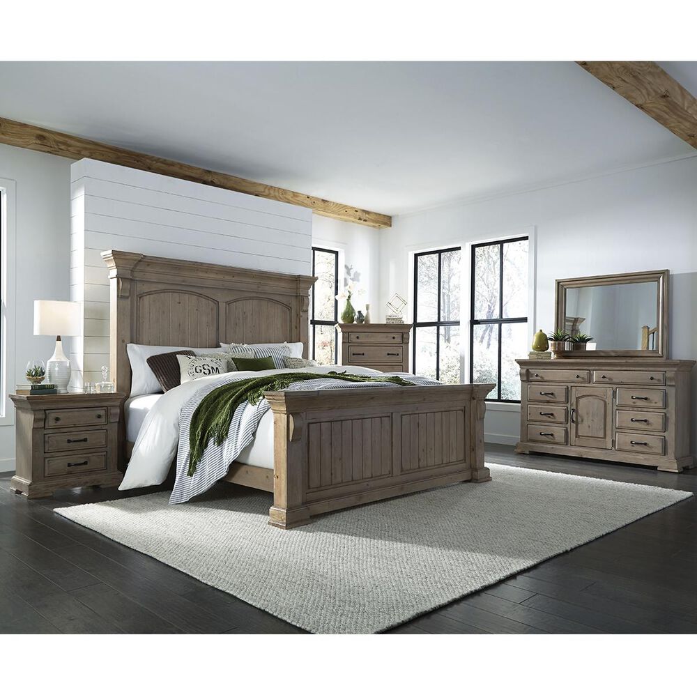 Hickory Point Everly 3 Drawer Nightstand in Natural, , large
