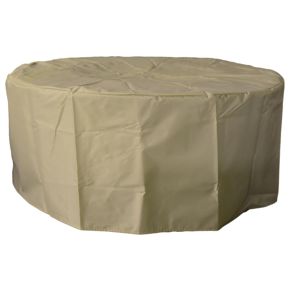 Elementi Fire Tramore Round Natural Gas Fire Table in Gray, , large