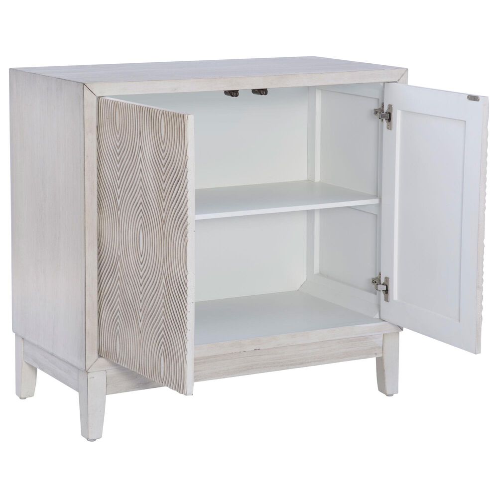 Linon Home Decor Jennison 2-Door Accent Cabinet in Antique White, , large