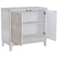 Linon Home Decor Jennison 2-Door Accent Cabinet in Antique White, , large