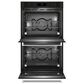 KitchenAid 27" Double Electric Wall Oven with Air Fry Mode in Black Stainless Steel and PrintShield, , large