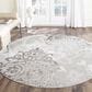 Safavieh Adirondack ADR114B-10R 10" x 10"  Silver/Ivory Round Rug, , large