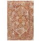 Surya Mirabel 7"10" Round Peach, Orange, Cream, Brown, Saffron, Taupe, Gray and Rose Area Rug, , large
