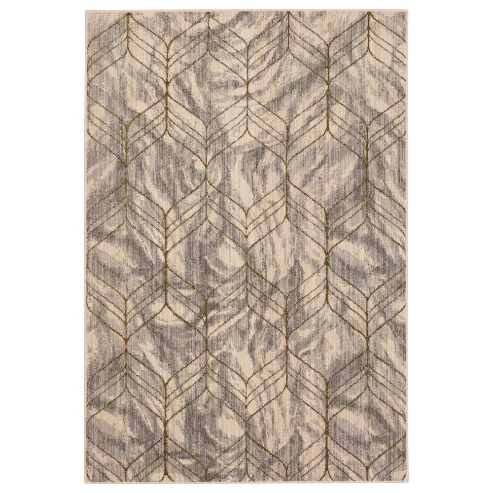 Karastan Axiom Ebb 92114-70042 5"3" x 7"10" Dove Area Rug, , large