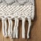 Safavieh Natura NAT851A 5" x 8" Ivory and Grey Area Rug, , large