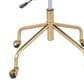 Lumisource Tania Task Chair with Pink Velvet Cushion in Gold, , large