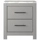 Ashley Cottonburg 2 Drawer Nightstand in Light Gray and White, , large