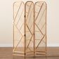 Baxton Studio Firenze Rattan Room Divider in Natural Brown, , large