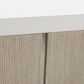 Bernhardt Solaria Sideboard in Fossil and Shiny Nickel, , large