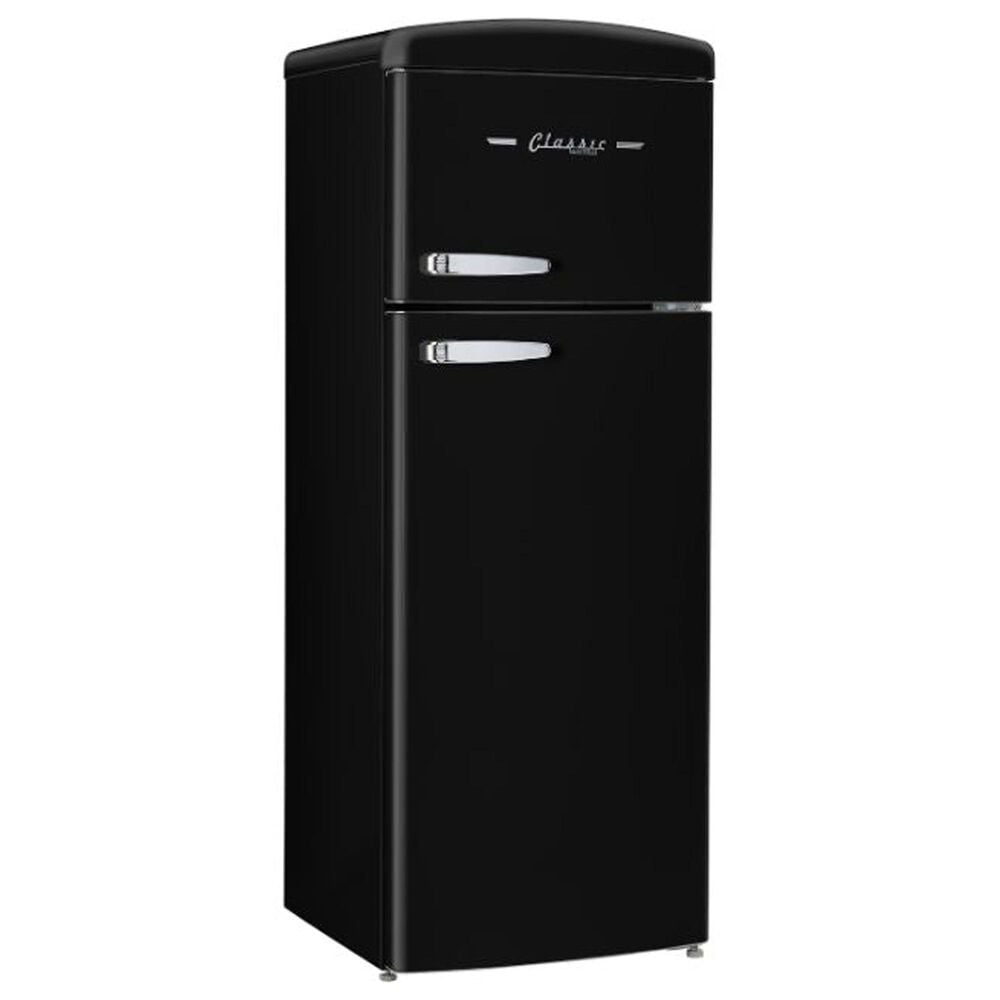 Unique Appliances Classic Retro 7.5 Cu. Ft. Top Freezer Refrigerator in Matte Black, , large