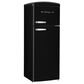 Unique Appliances Classic Retro 7.5 Cu. Ft. Top Freezer Refrigerator in Matte Black, , large