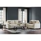 Ashley Abinger Stationary Sofa and Loveseat Set in Natural, , large