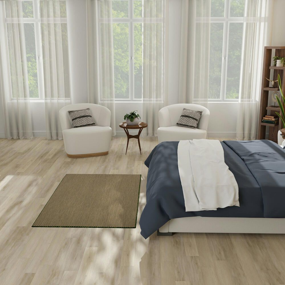 Nourison Courtyard Green 3&#39; x 5&#39; Indoor/Outdoor Area Rug, , large