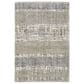 Oriental Weavers Aspen Distressed Shag 530J9 5"3" x 7"6" Gray and Ivory Area Rug, , large