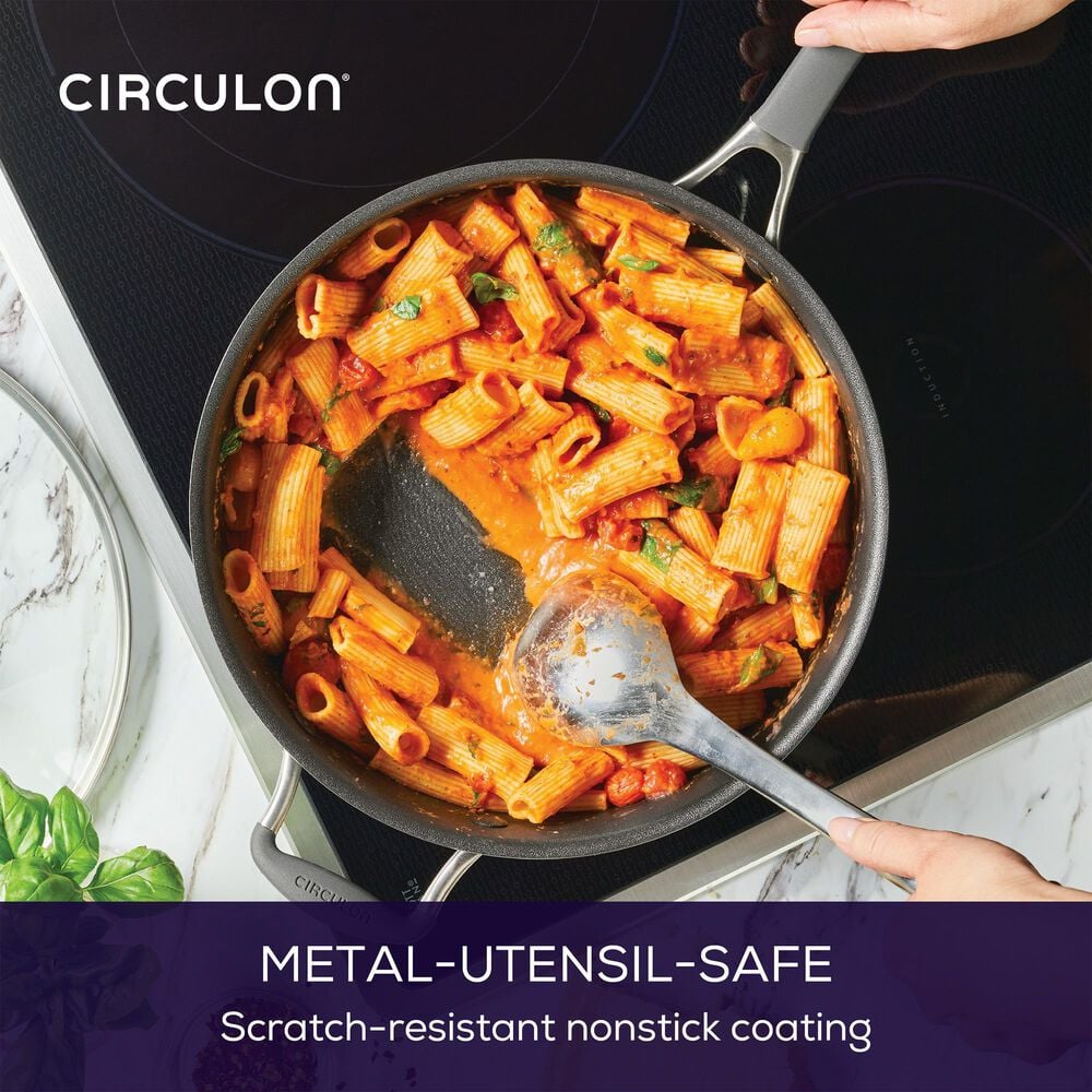 Circulon A1 Series 5-Quart ScratchDefense Nonstick Saute Pan with Lid in Graphite, , large