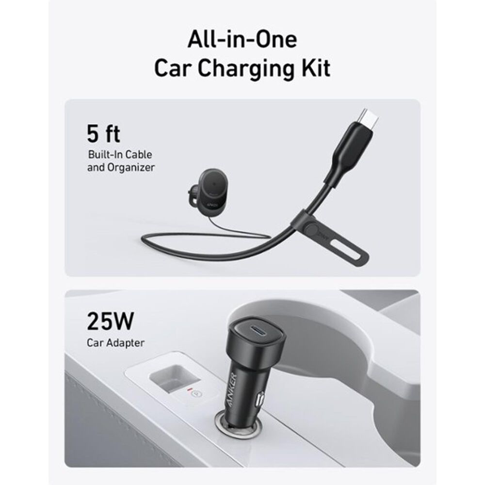 Anker MagGo Wireless Car Charger Bundle in Black, , large