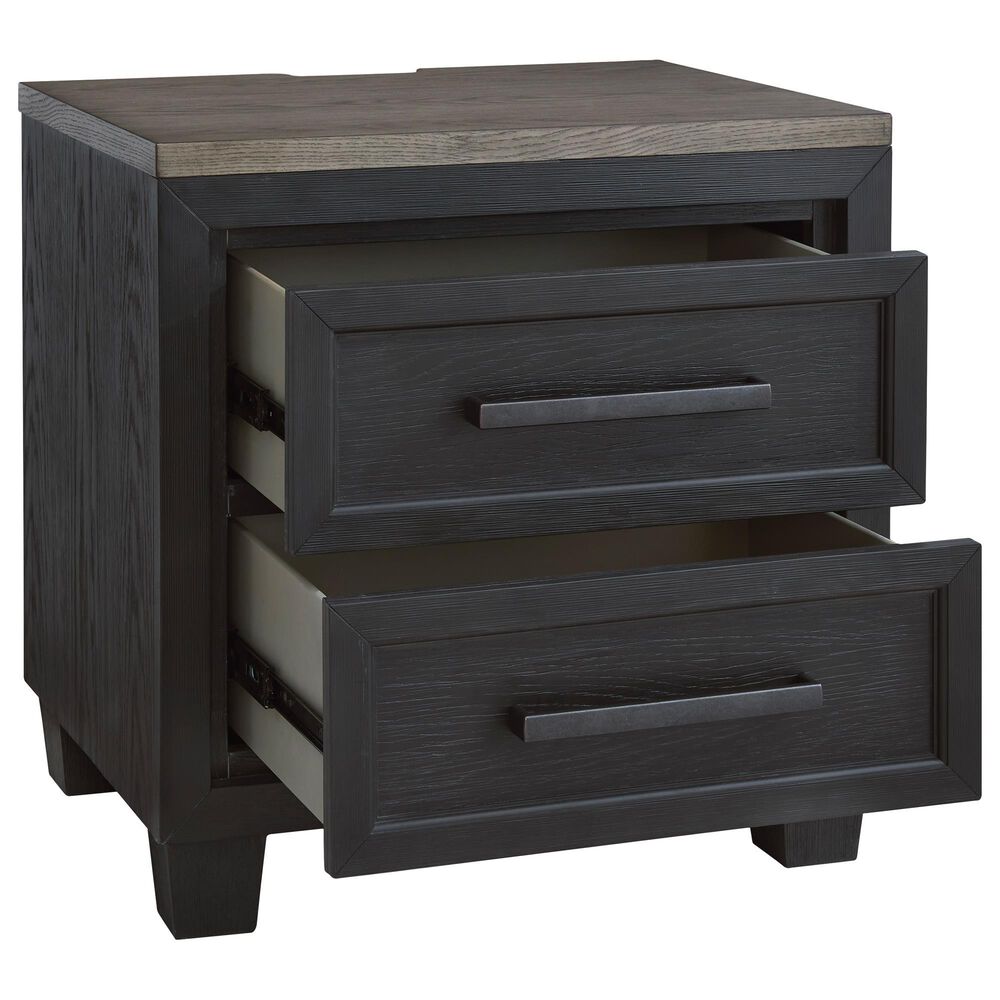 Millenium Foyland 5-Piece Queen Bedroom Set in Black and Brown, , large