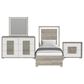 Mayberry Hill San Matteo 4-Piece Twin Bedroom Set in Ash Grey and White, , large