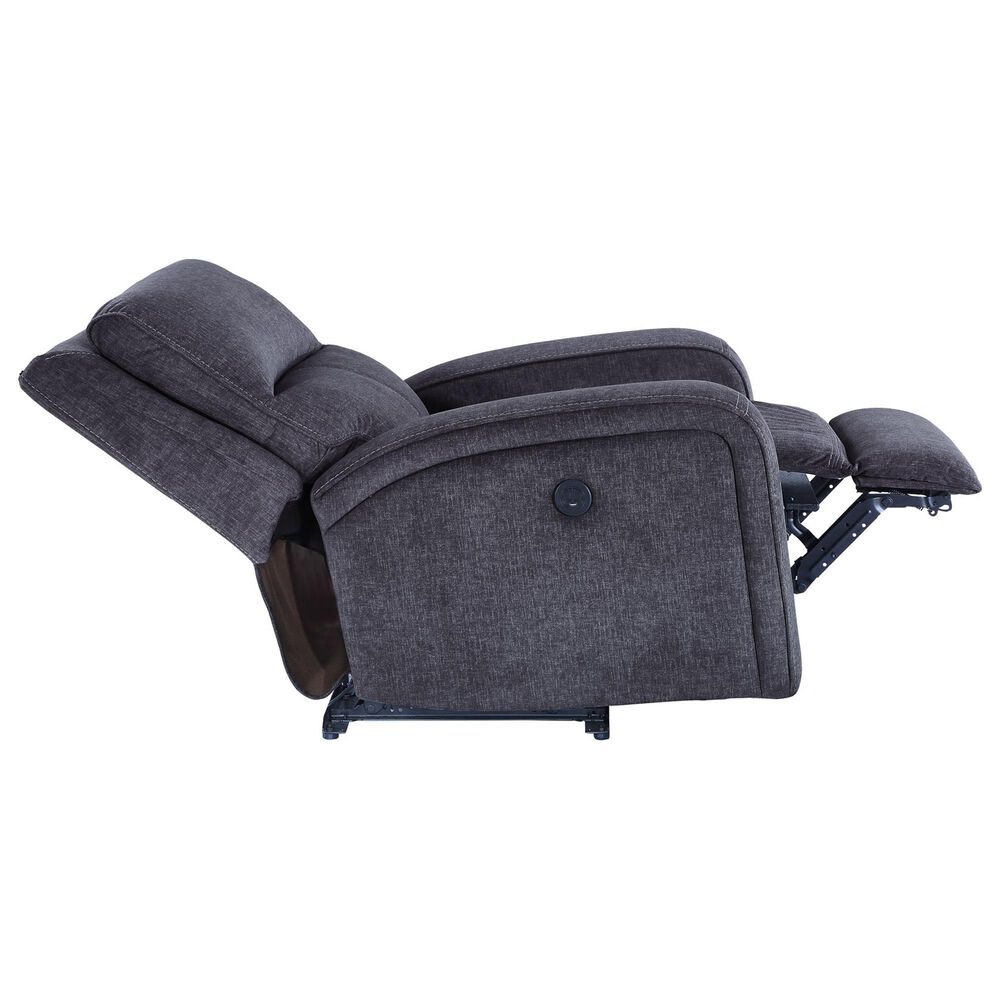 Steve Silver Lovell Power Recliner in Charcoal, , large