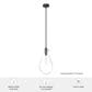 Hunter Lundin 9" 1-Light Pendant in Noble Bronze, , large