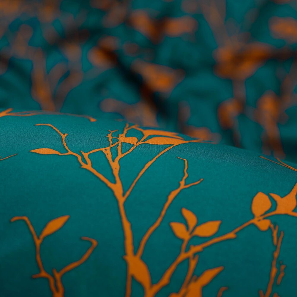 5-Piece King Velvet Duvet Set in Bramble Teal, , large