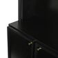 HOMLUX 4-Hook Hall Tree with Entryway Storage Bench in Black, , large