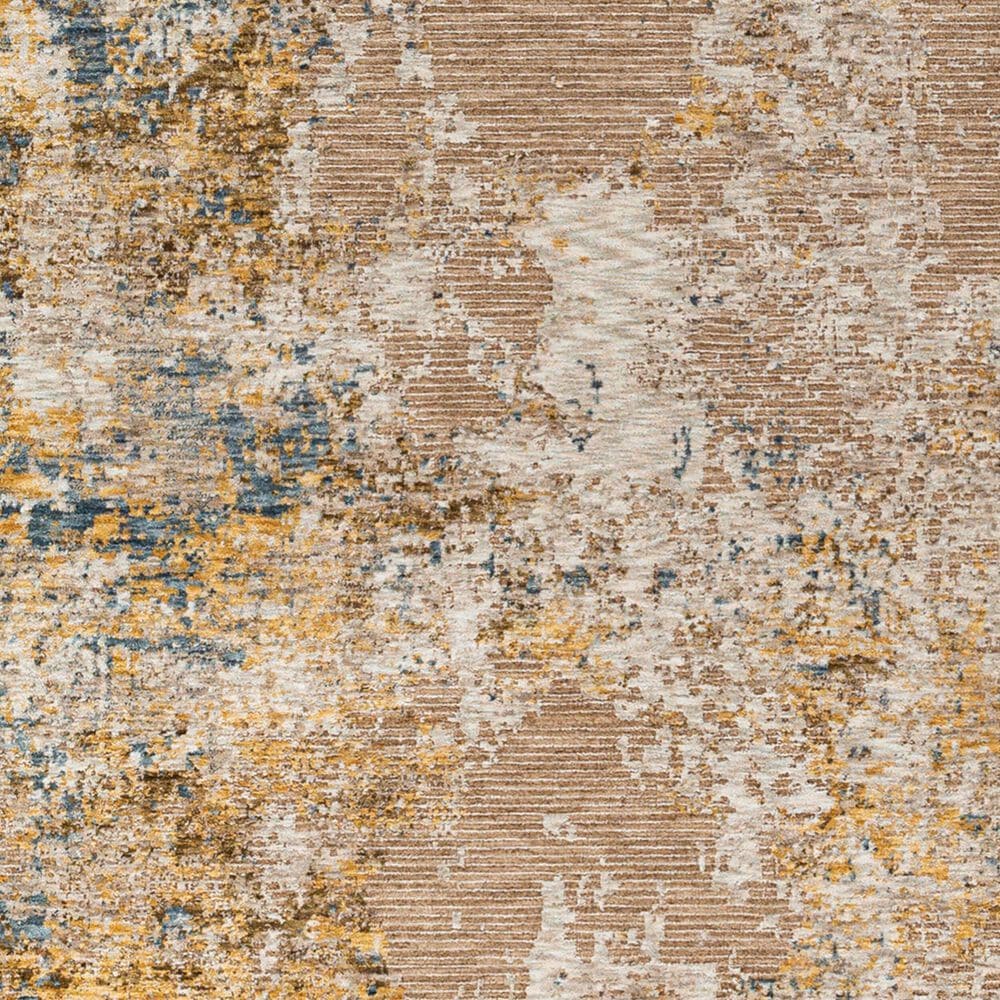 Surya Reina Cream, Light Gray, Light Brown, Tan, Denim and Mustard 7&#39;10&quot; x 10&#39;2&quot; Area Rug, , large
