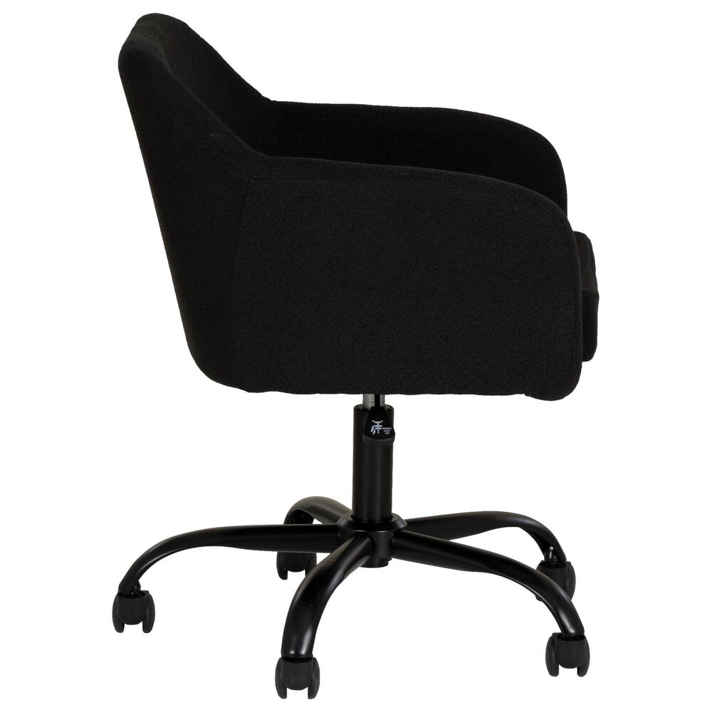 Linon Home Decor Rylen Office Chair in Black, , large