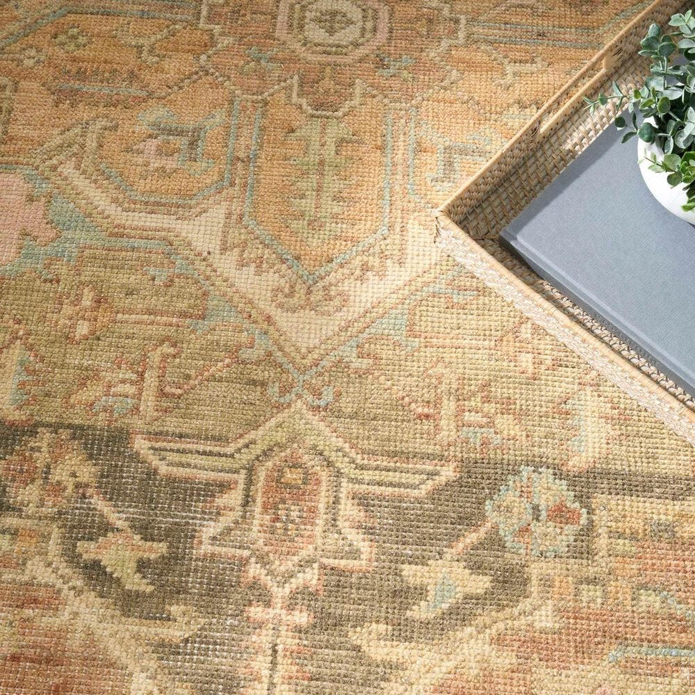 Nourison Heritage Vine HTV06 Rust 8&#39; x 10&#39; Area Rug, , large